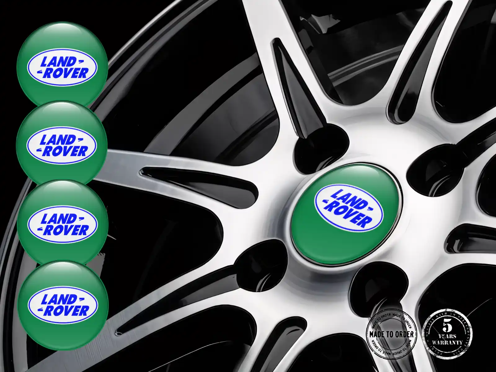 Land Rover Pegatinas de Aro para Autos Emblemas de Alta Calidad